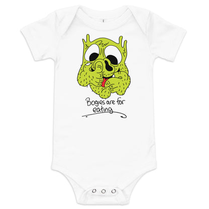 Bogies are for eating! - Baby short sleeve one piece