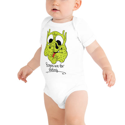 Bogies are for eating! - Baby short sleeve one piece