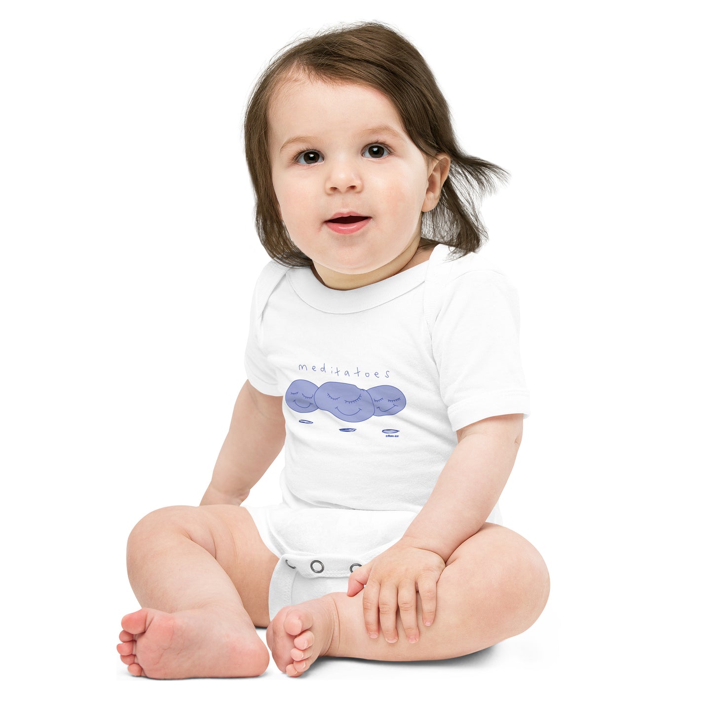 Meditatoes - Baby short sleeve one piece