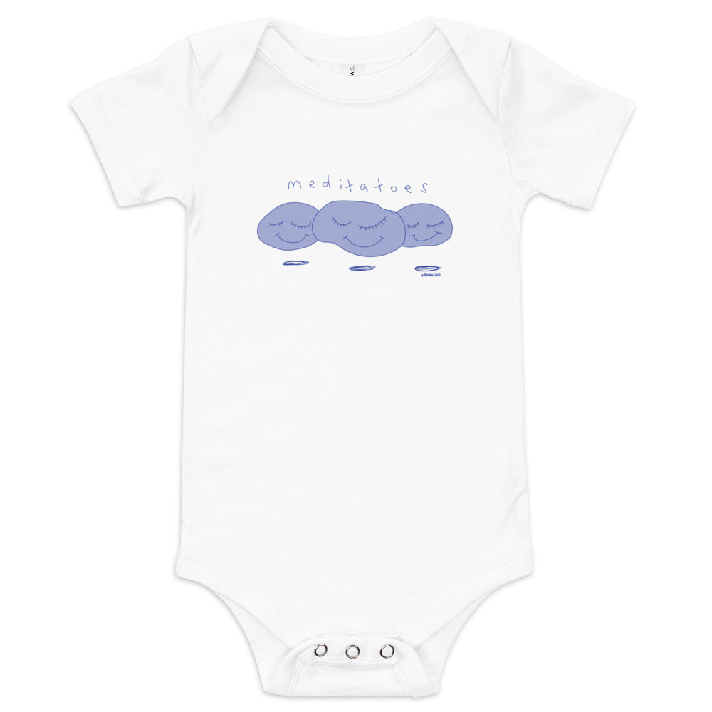 Meditatoes - Baby short sleeve one piece