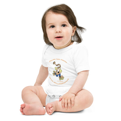 Ralph the Vacky goes Rollerskating - Baby short sleeve one piece