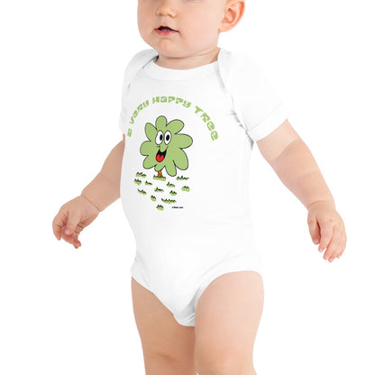 A very happy tree - Baby short sleeve one piece