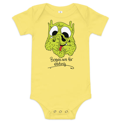 Bogies are for eating! - Baby short sleeve one piece