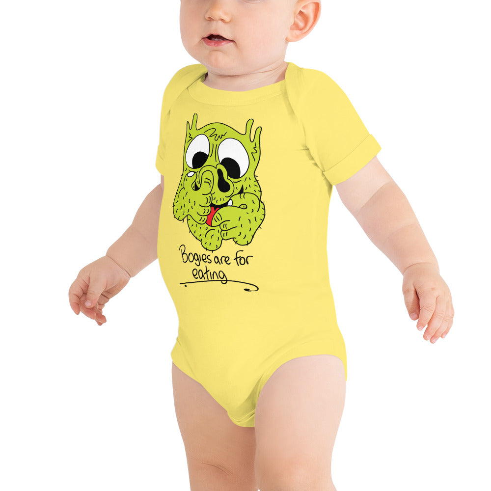 Bogies are for eating! - Baby short sleeve one piece