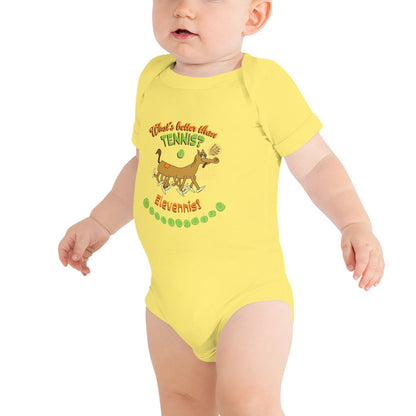 What's better than Tennis? - Baby short sleeve one piece