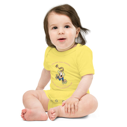 Ralph the Vacky goes Rollerskating - Baby short sleeve one piece