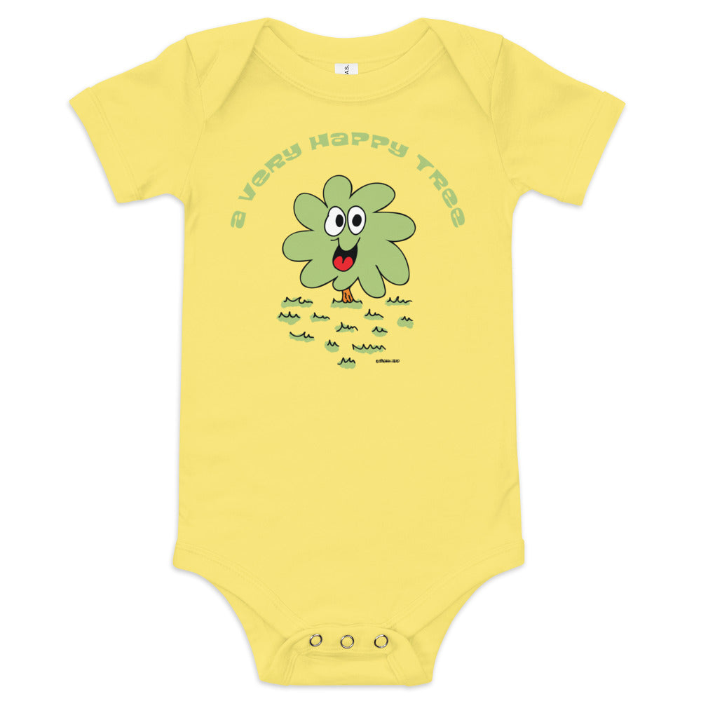 A very happy tree - Baby short sleeve one piece