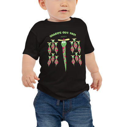 Snakes got Fat! - Baby Jersey Short Sleeve Tee