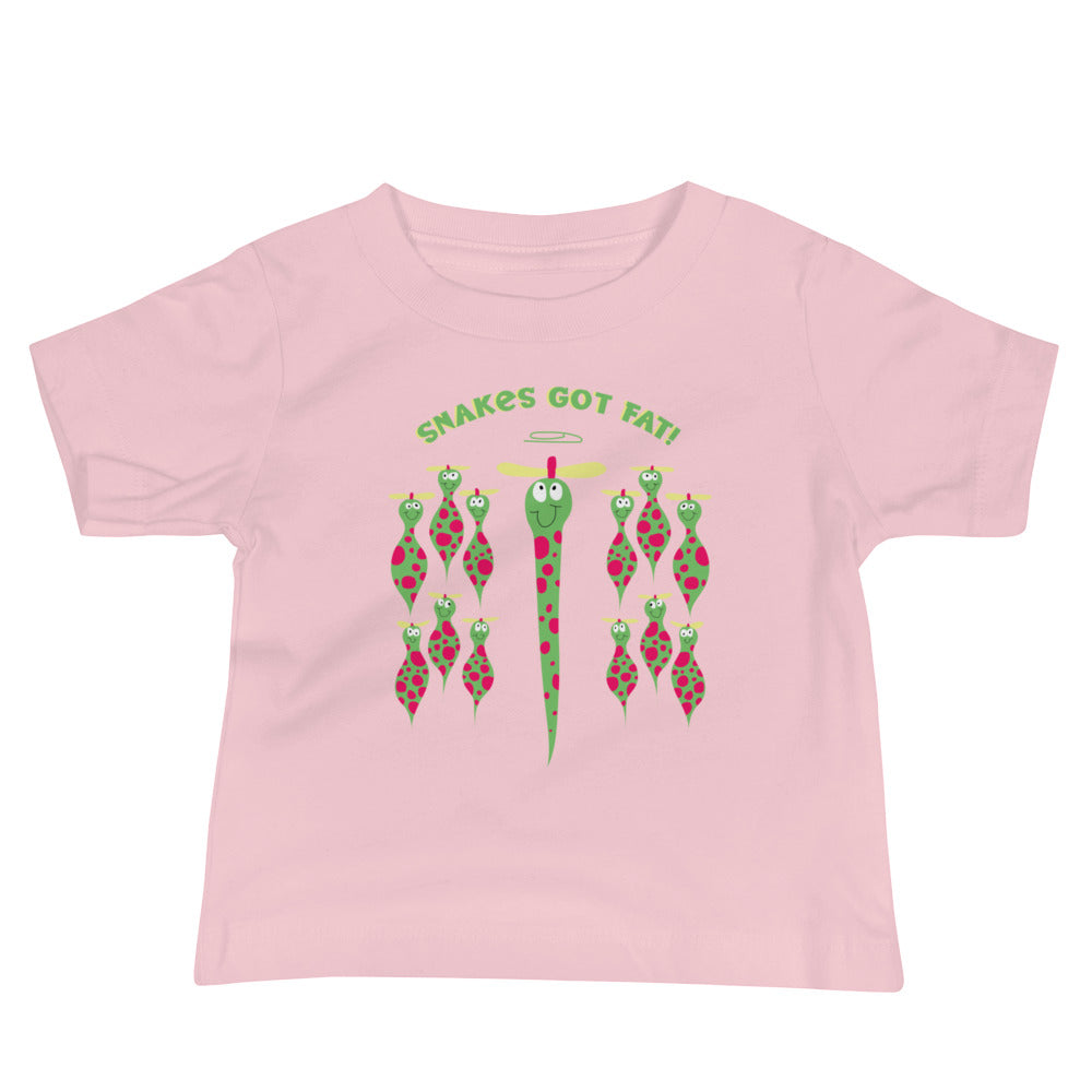 Snakes got Fat! - Baby Jersey Short Sleeve Tee