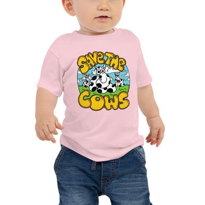 Save the Cows - Baby Jersey Short Sleeve Tee