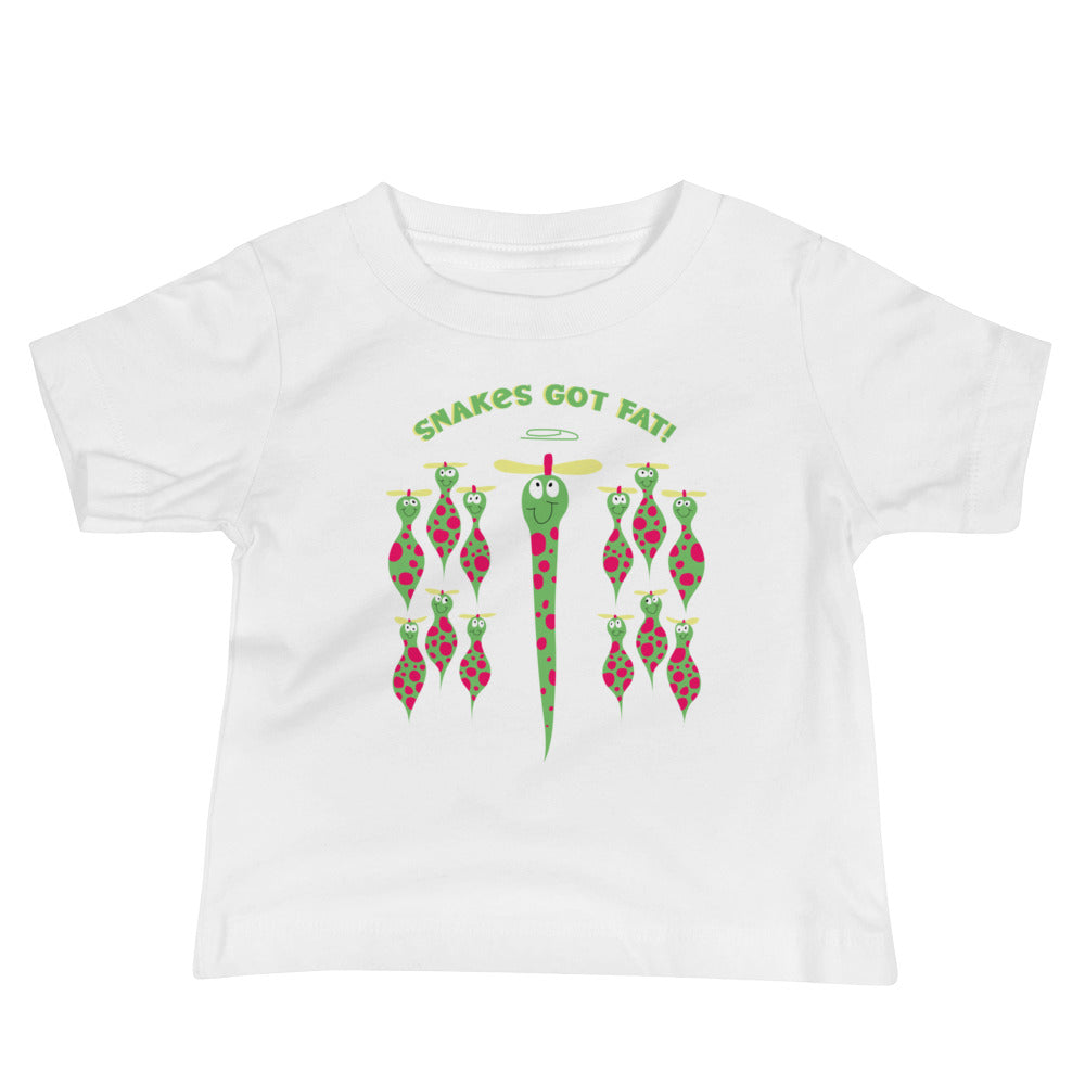 Snakes got Fat! - Baby Jersey Short Sleeve Tee