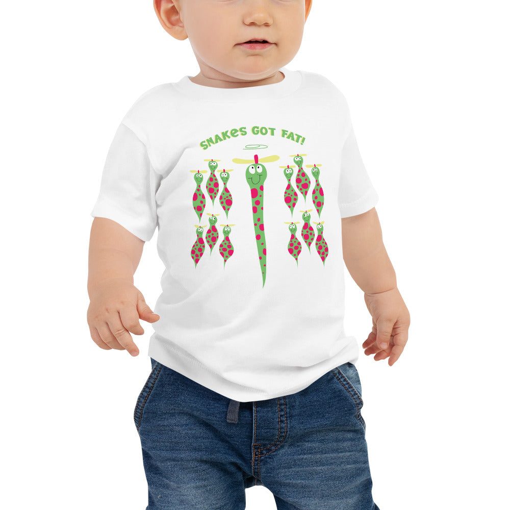 Snakes got Fat! - Baby Jersey Short Sleeve Tee