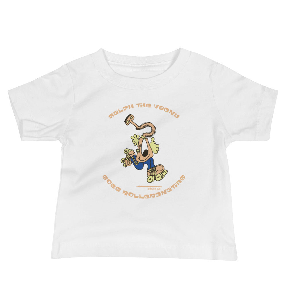 Ralph the Vacky goes Rollerskating - Baby Jersey Short Sleeve Tee