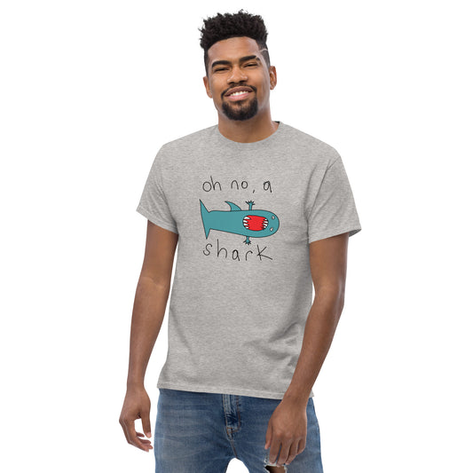 Oh no, a Shark - Men's classic tee