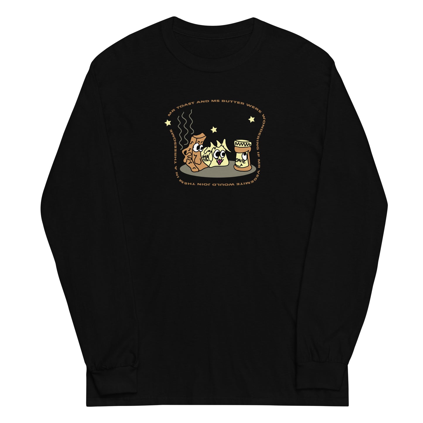 Mr Toast and Ms Butter - Men’s Long Sleeve Shirt