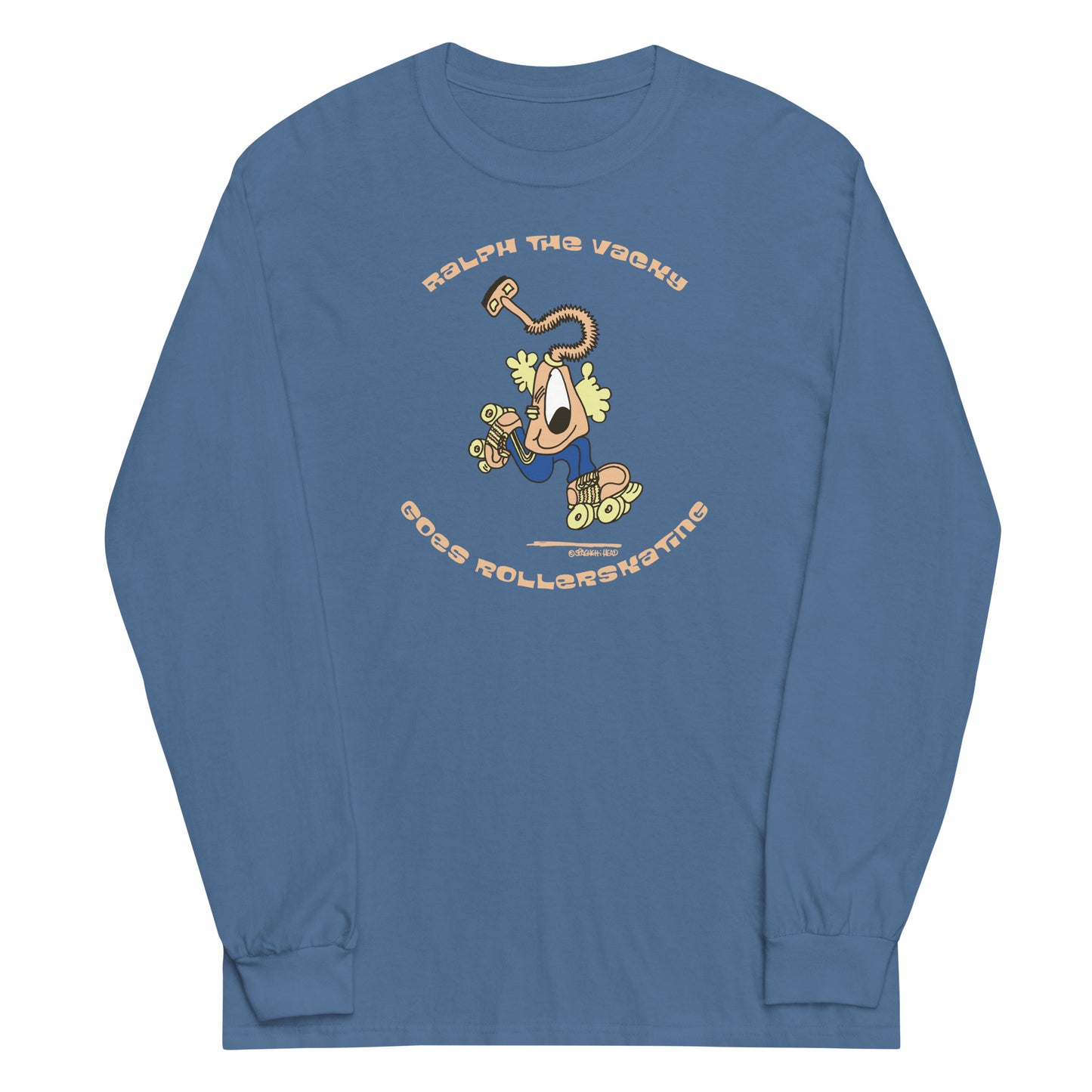 Ralph the Vacky goes Rollerskating - Men’s Long Sleeve Shirt