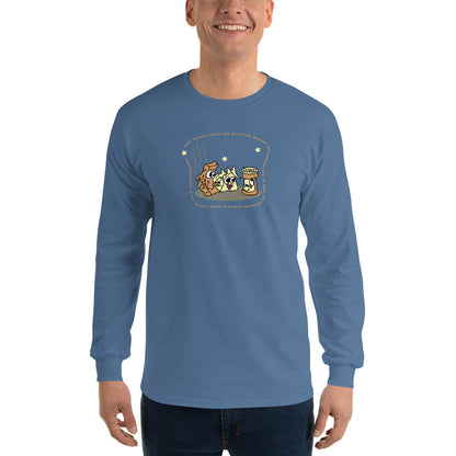 Mr Toast and Ms Butter - Men’s Long Sleeve Shirt