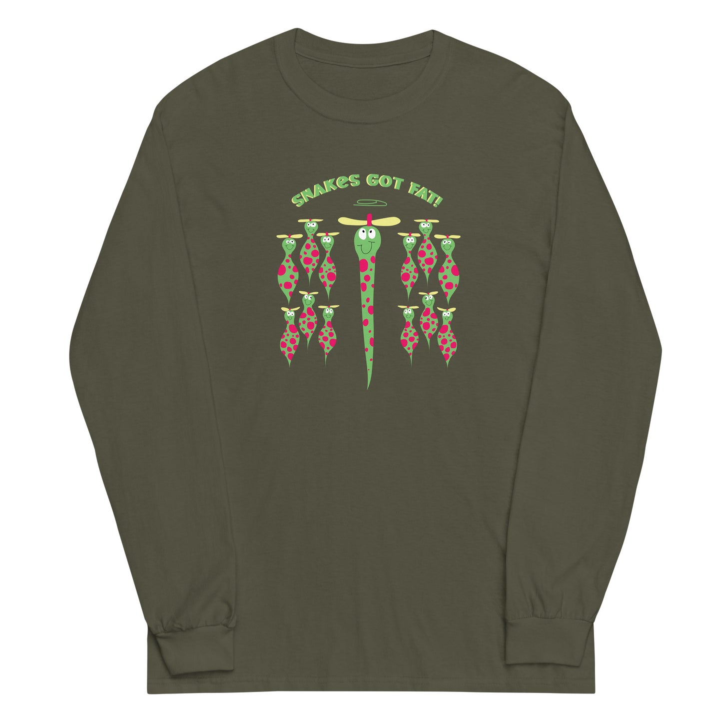 Snakes got Fat! - Men’s Long Sleeve Shirt