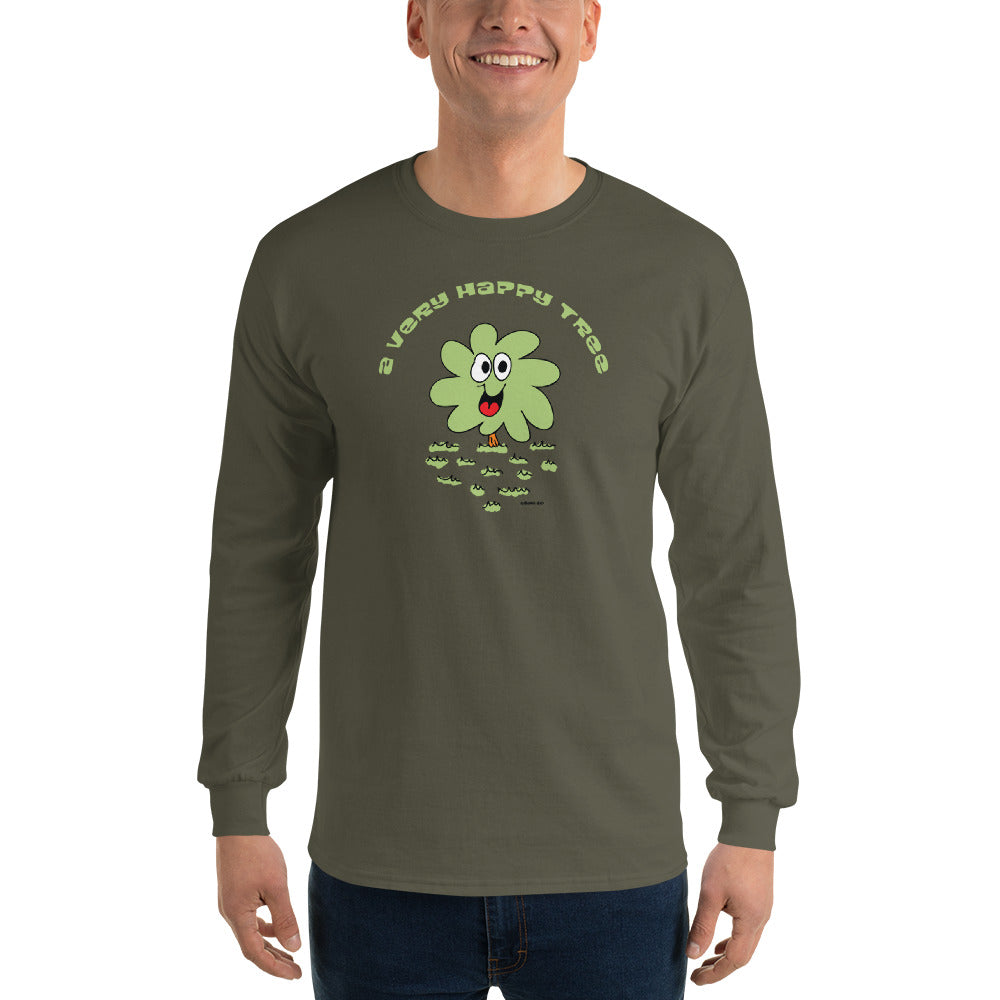 A very happy tree - Men’s Long Sleeve Shirt