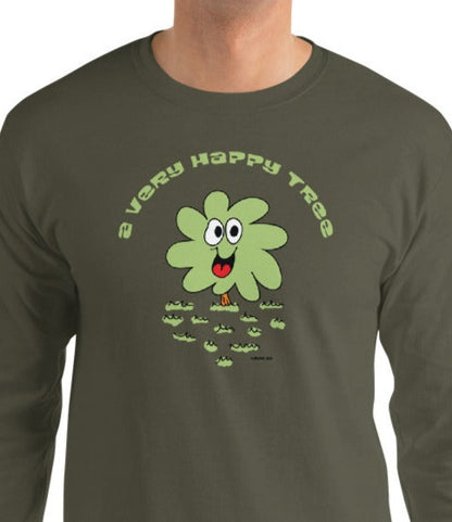 A very happy tree - Men’s Long Sleeve Shirt