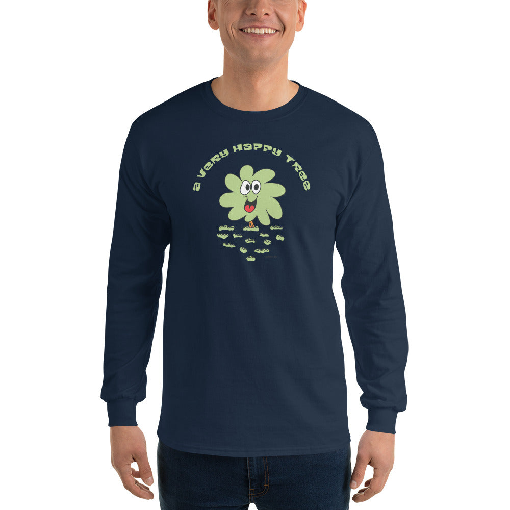 A very happy tree - Men’s Long Sleeve Shirt