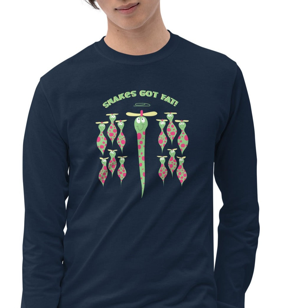 Snakes got Fat! - Men’s Long Sleeve Shirt