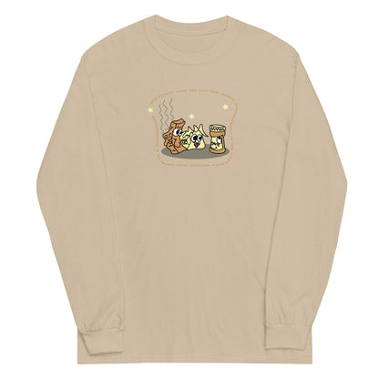 Mr Toast and Ms Butter - Men’s Long Sleeve Shirt