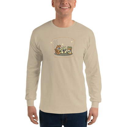 Mr Toast and Ms Butter - Men’s Long Sleeve Shirt