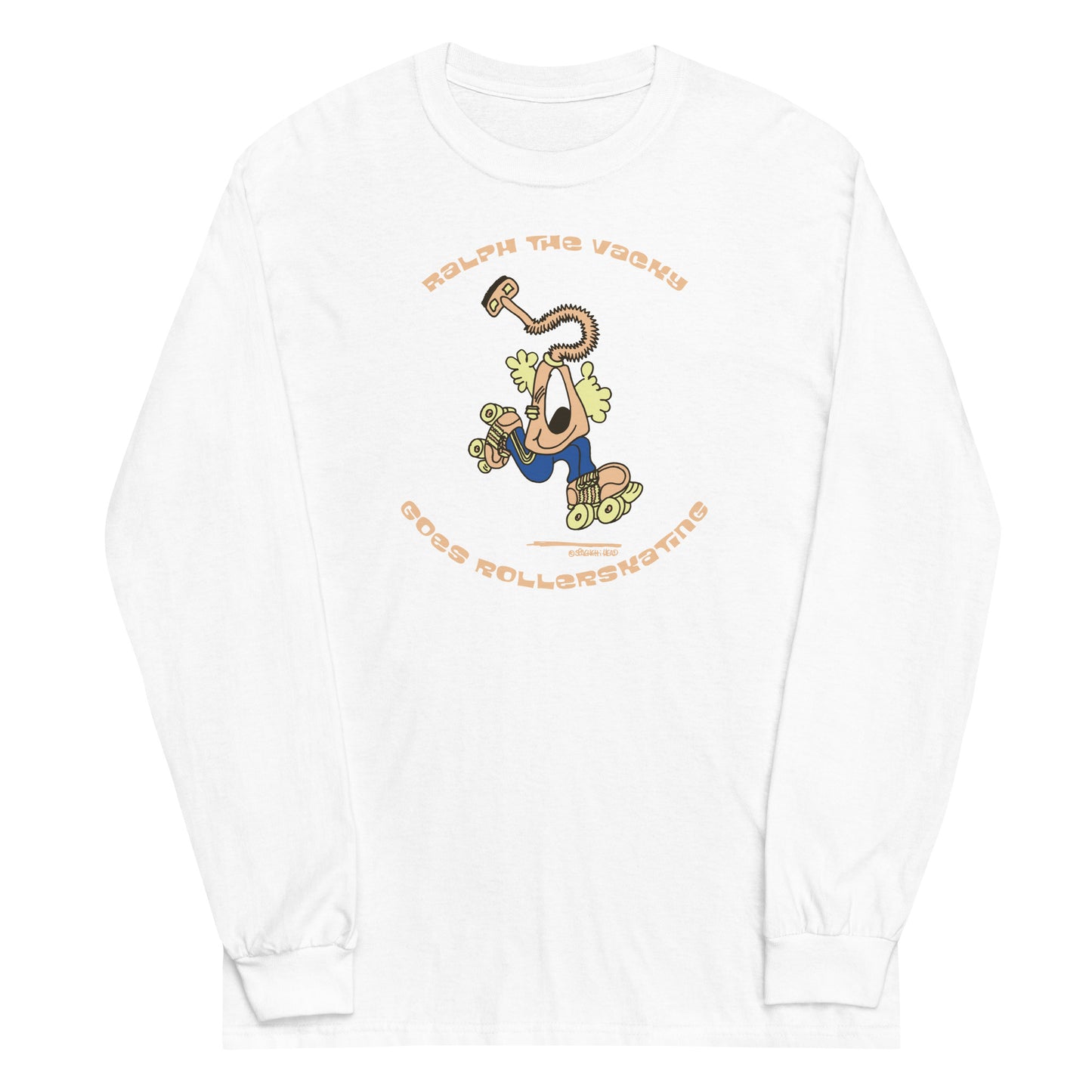 Ralph the Vacky goes Rollerskating - Men’s Long Sleeve Shirt