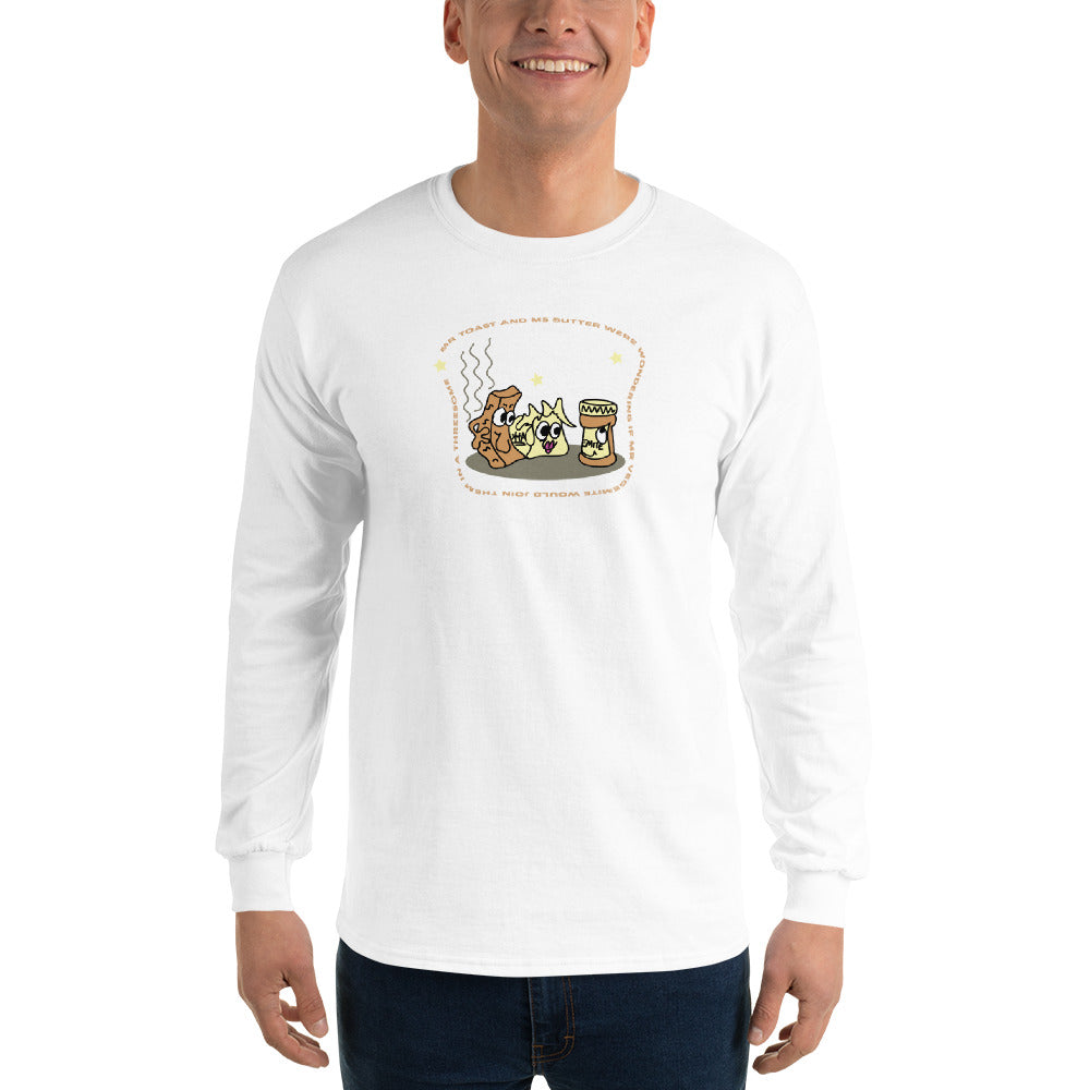 Mr Toast and Ms Butter - Men’s Long Sleeve Shirt