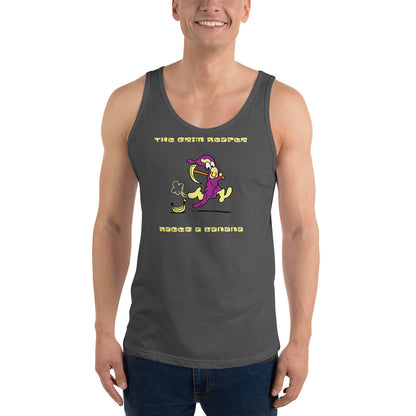 The Grim Reaper races a Banana - Men's Tank Top