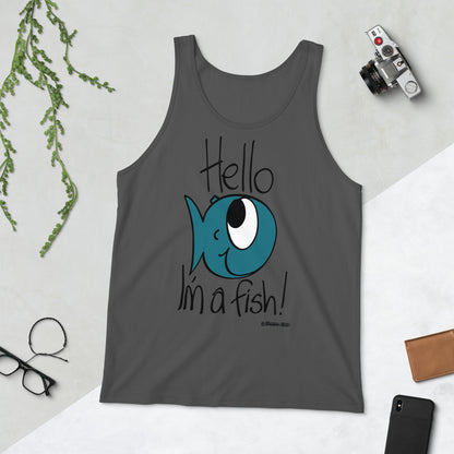 Hello, I'm a Fish! - Men's Tank Top