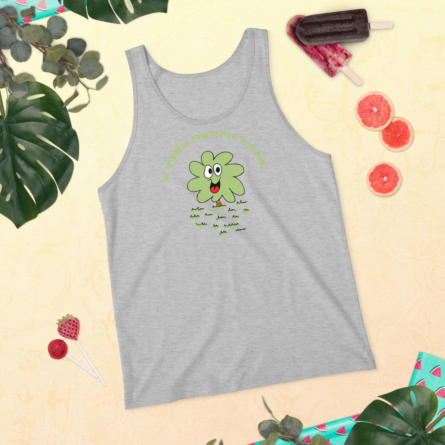 A very happy tree - Men's Tank Top