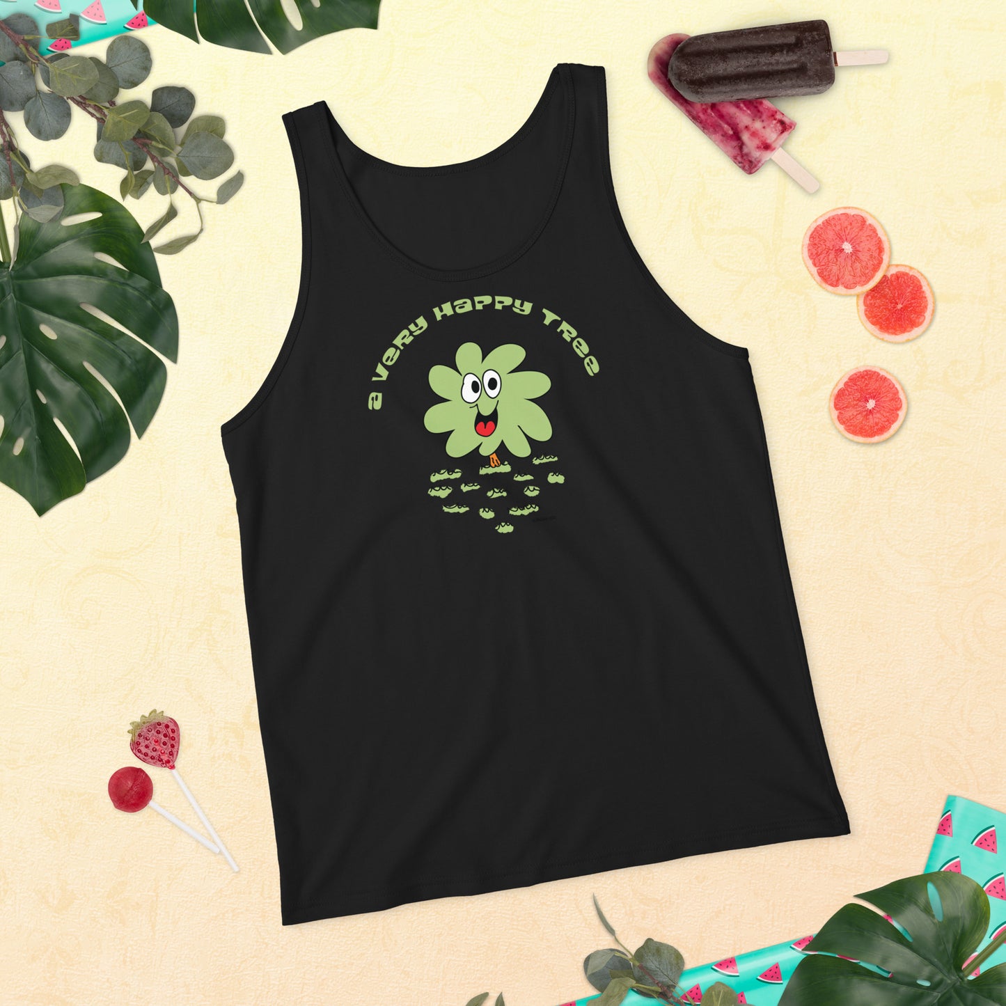 A very happy tree - Men's Tank Top