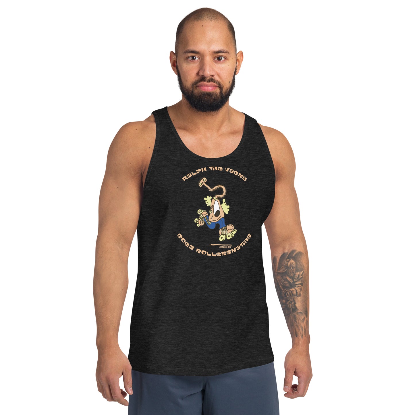 Ralph the Vacky goes Rollerskating - Men's Tank Top