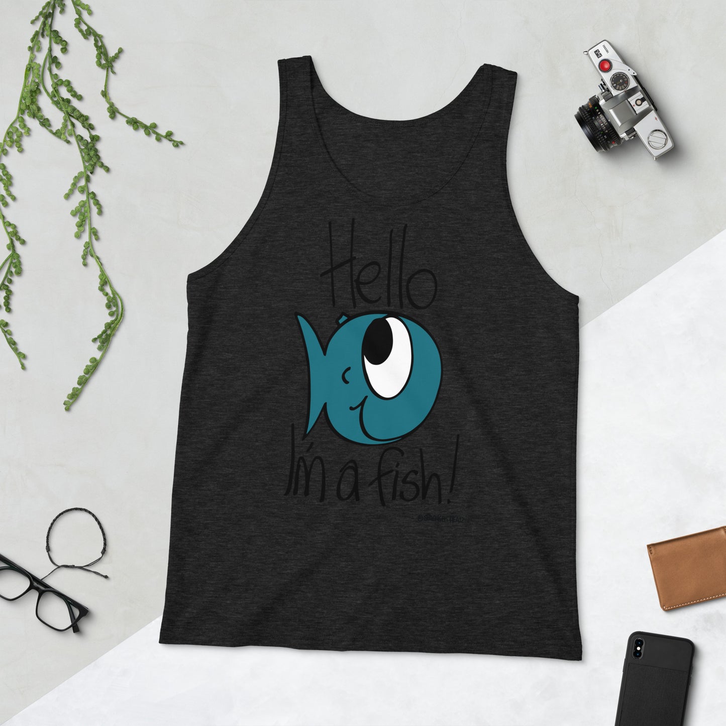 Hello, I'm a Fish! - Men's Tank Top