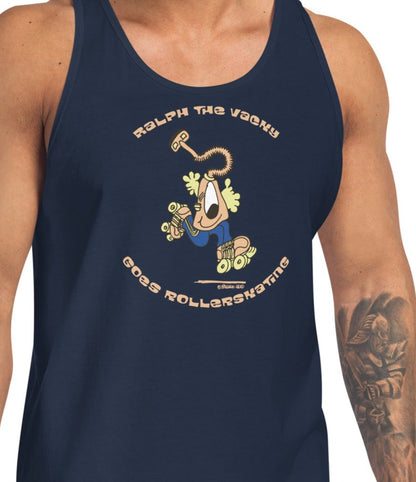 Ralph the Vacky goes Rollerskating - Men's Tank Top