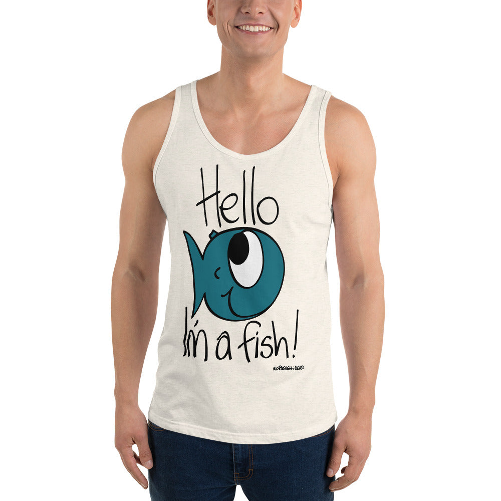 Hello, I'm a Fish! - Men's Tank Top