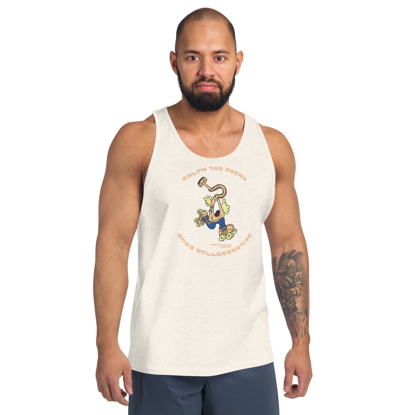 Ralph the Vacky goes Rollerskating - Men's Tank Top