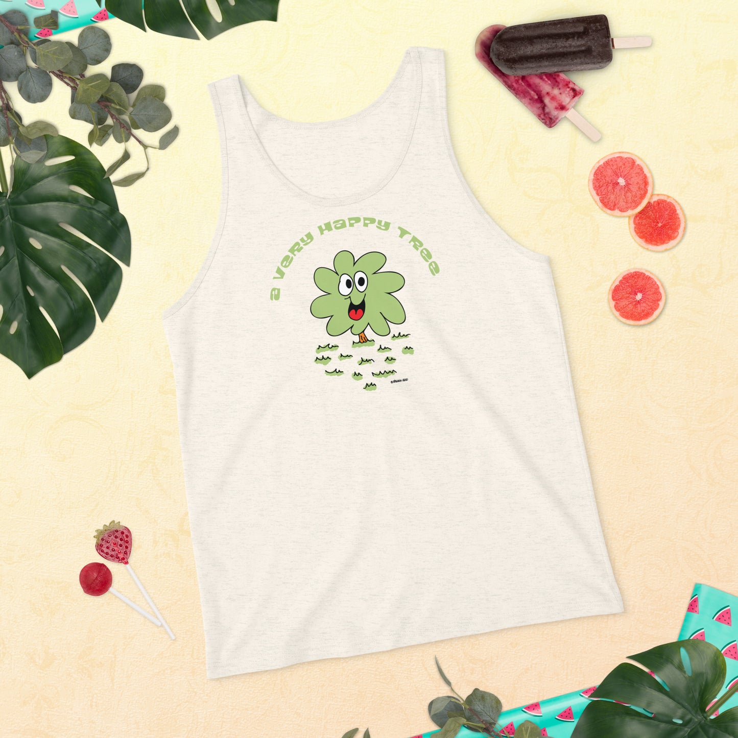 A very happy tree - Men's Tank Top