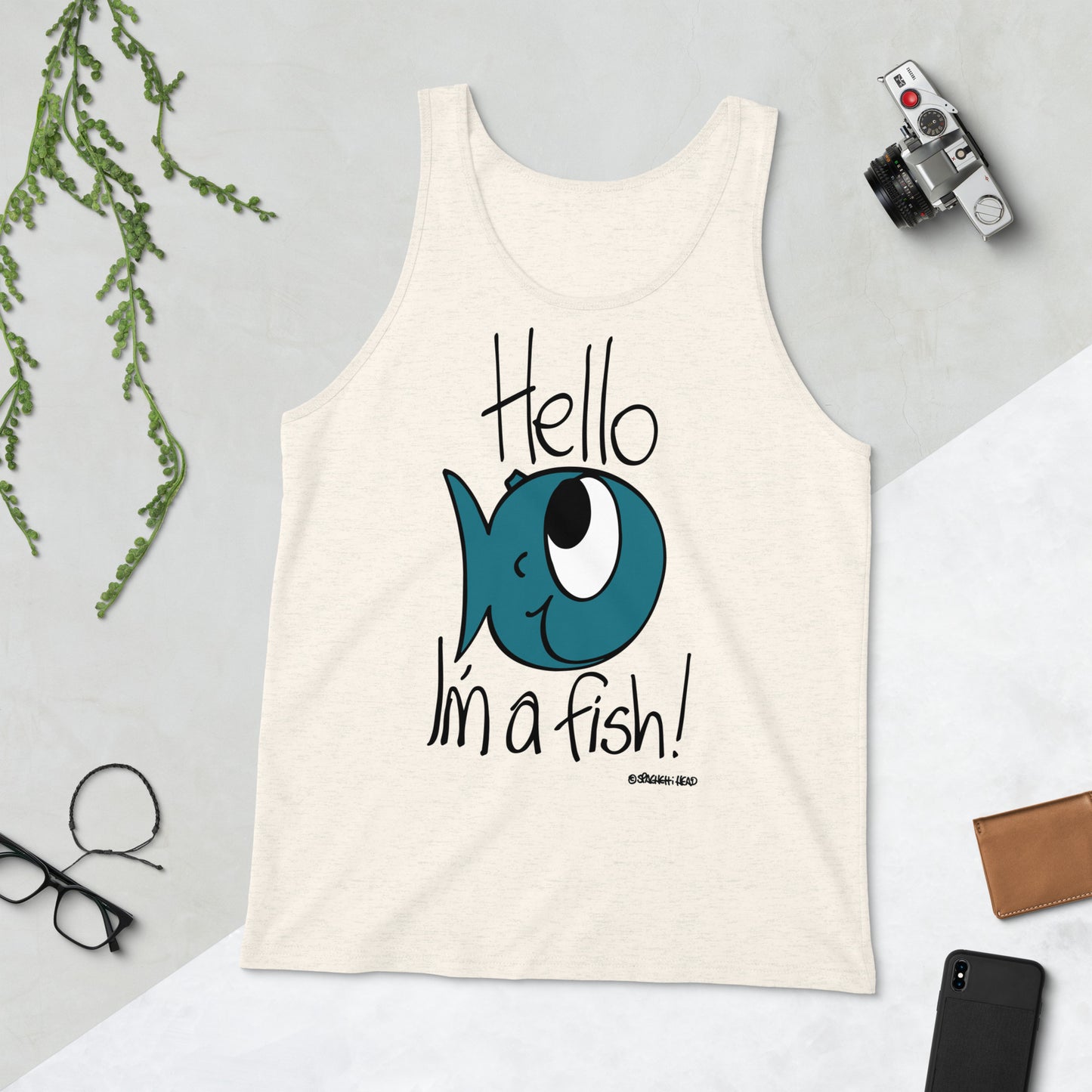 Hello, I'm a Fish! - Men's Tank Top