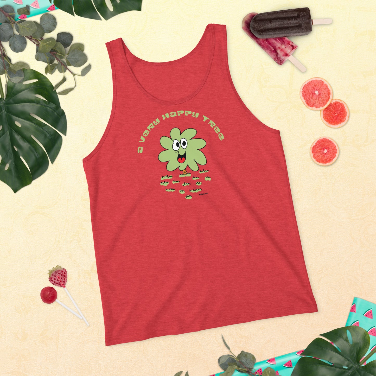 A very happy tree - Men's Tank Top