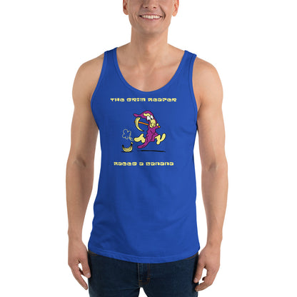 The Grim Reaper races a Banana - Men's Tank Top