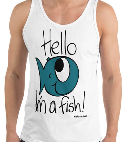 Hello, I'm a Fish! - Men's Tank Top