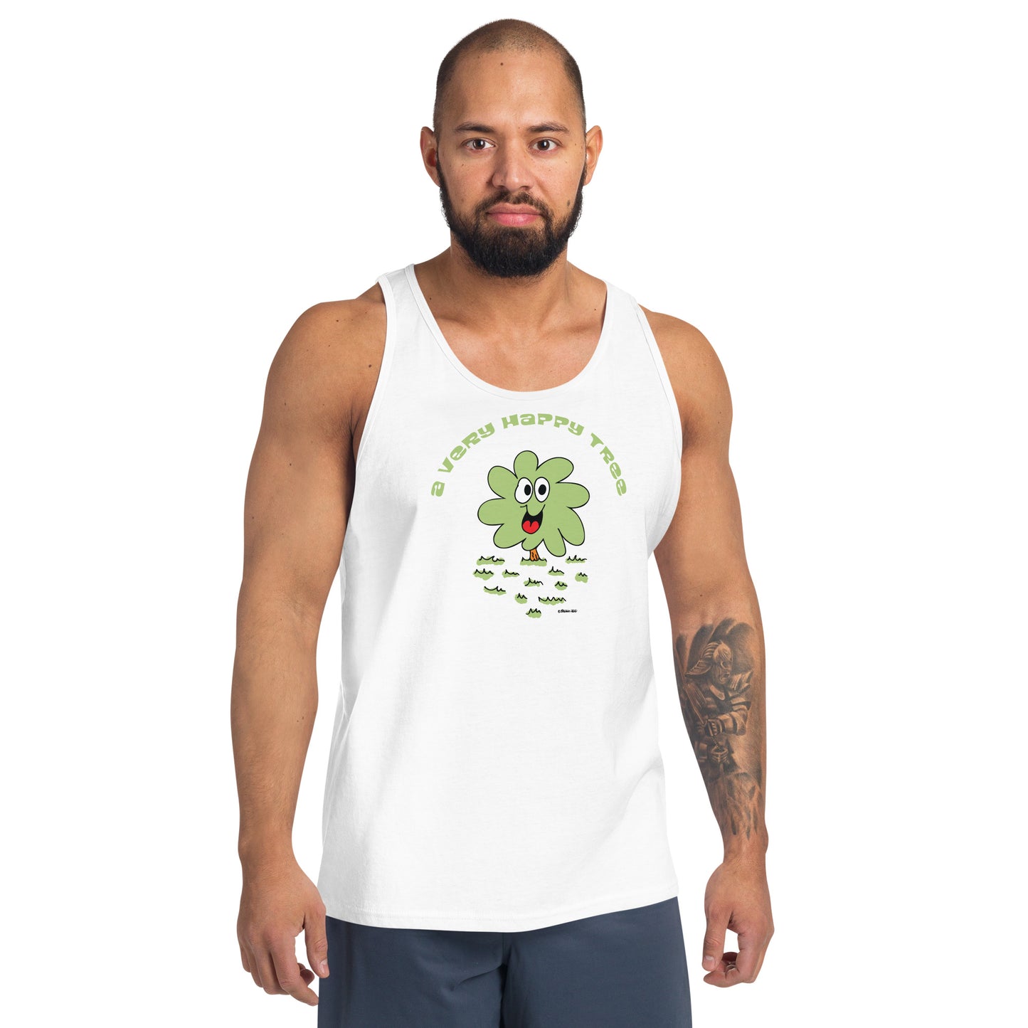 A very happy tree - Men's Tank Top