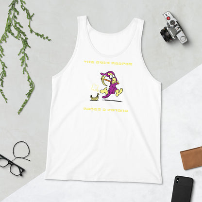 The Grim Reaper races a Banana - Men's Tank Top