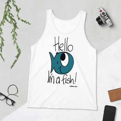 Hello, I'm a Fish! - Men's Tank Top