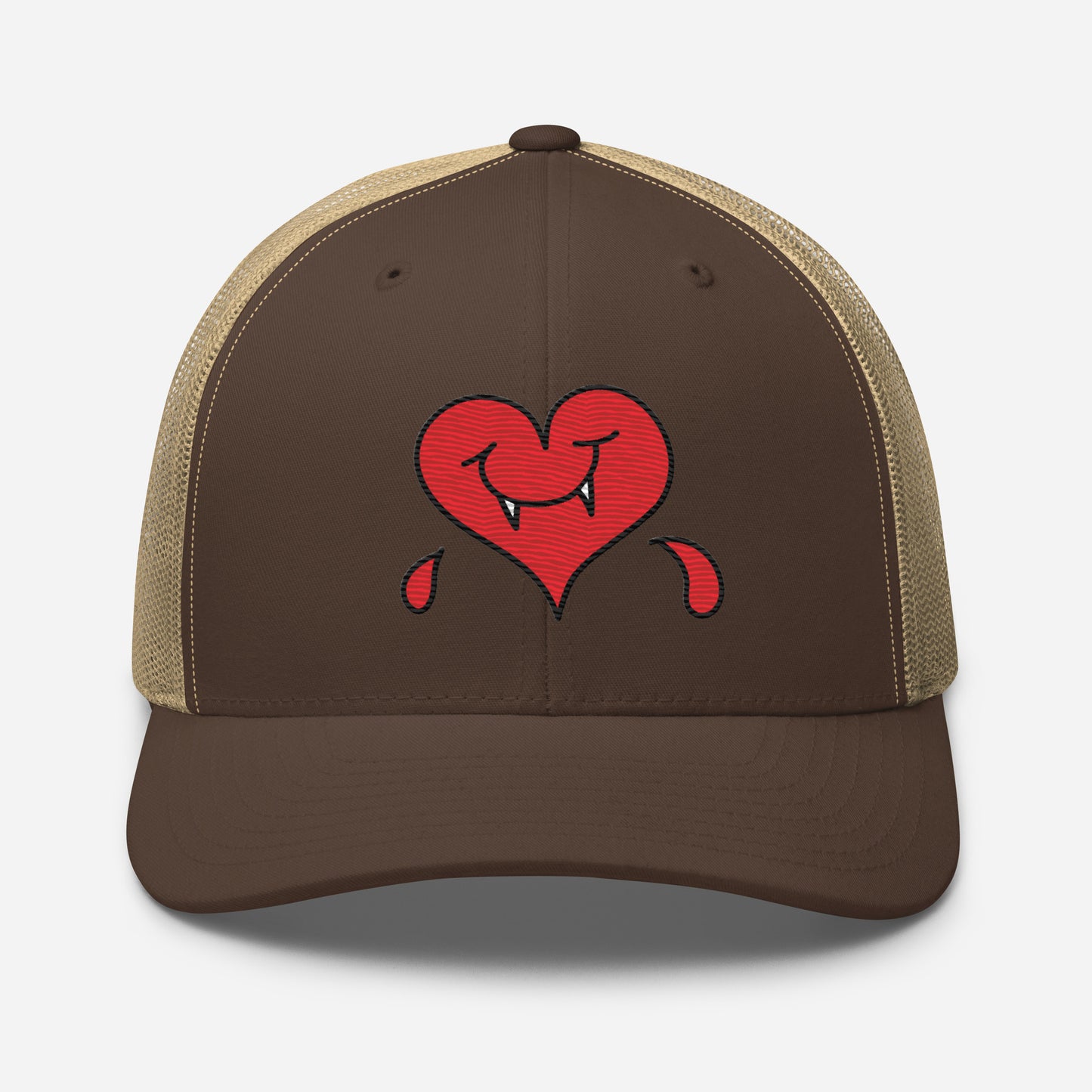 A Dark Heart is still a ❤️ - Retro Trucker Cap - Embroidery