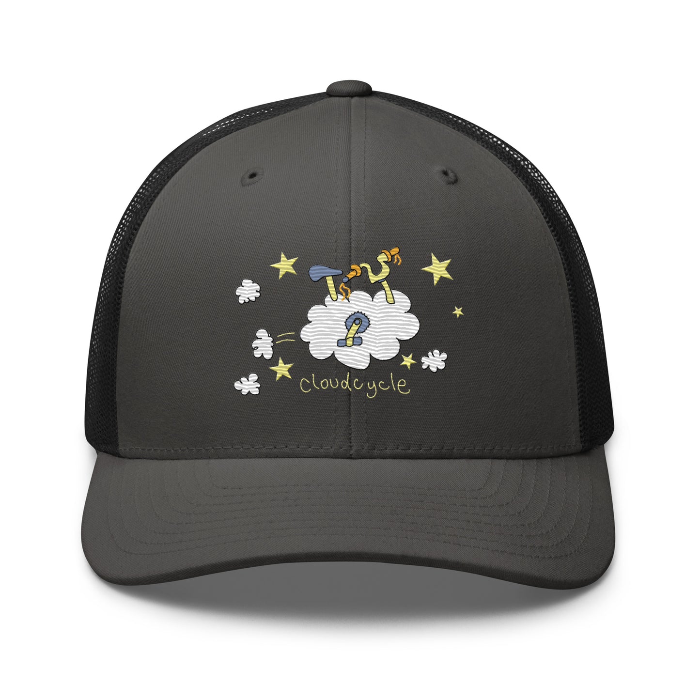 CloudCycle - Retro Trucker Cap - Embroidery