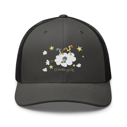 CloudCycle - Retro Trucker Cap - Embroidery